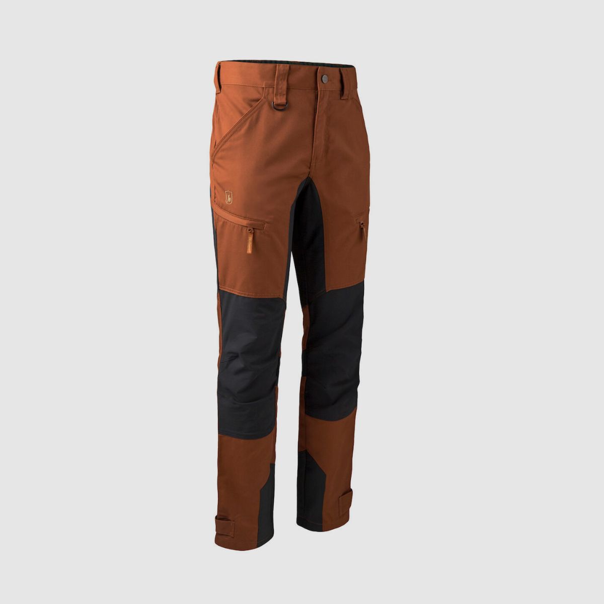 DEERHUNTER Rogaland Stretchbroek met contrast Burnt Orange