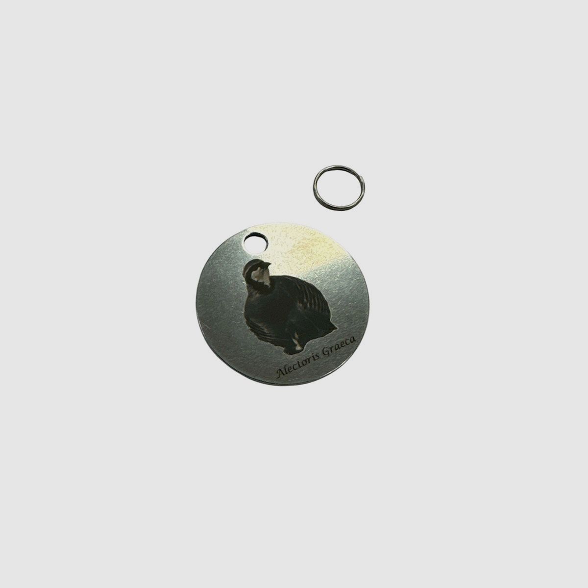Plate with Eyelet | Quail Scene, image 1 of 2