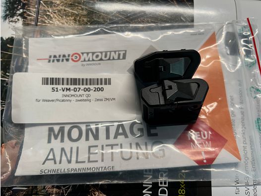 INNOMOUNT QD for Weaver/Picatinny - two-part - Zeiss ZM/VM
