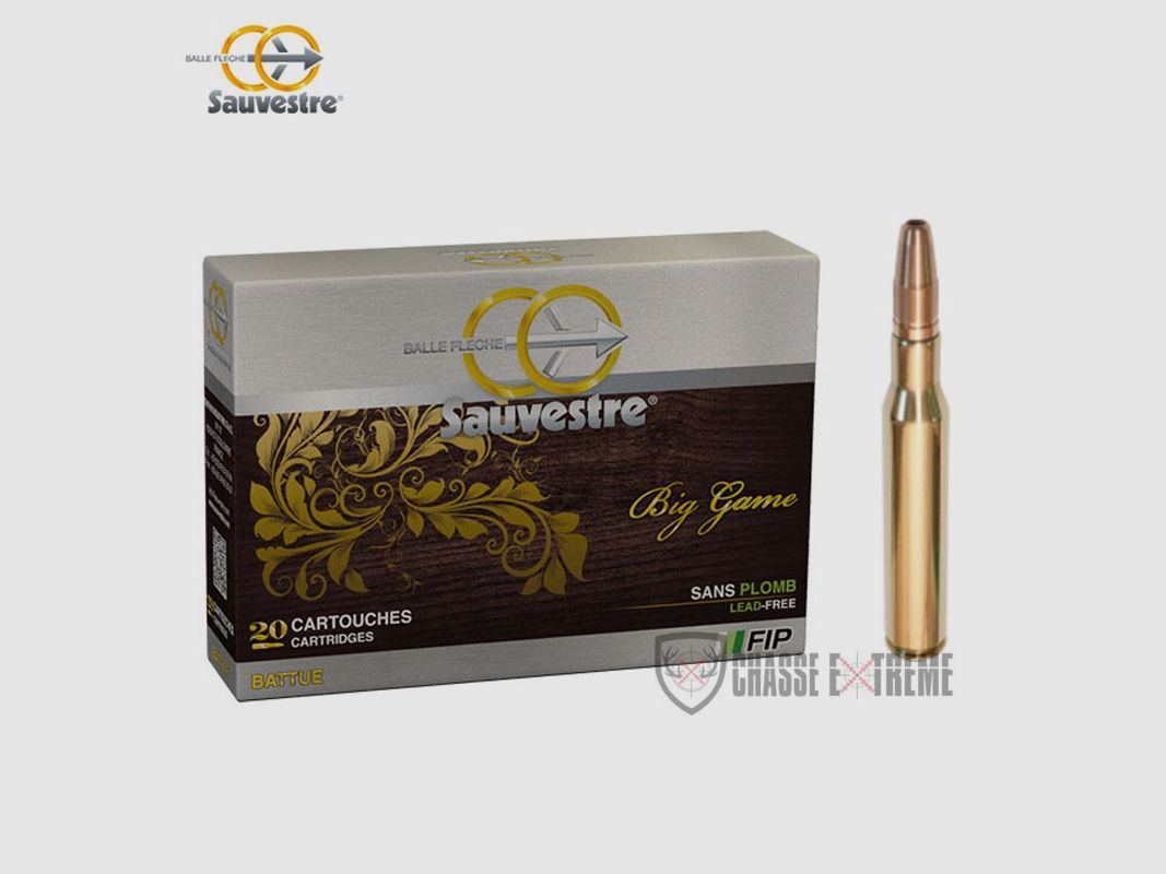 20 Cartridges SAUVESTRE FIP Battue Lead-Free Cal. 280 Rem