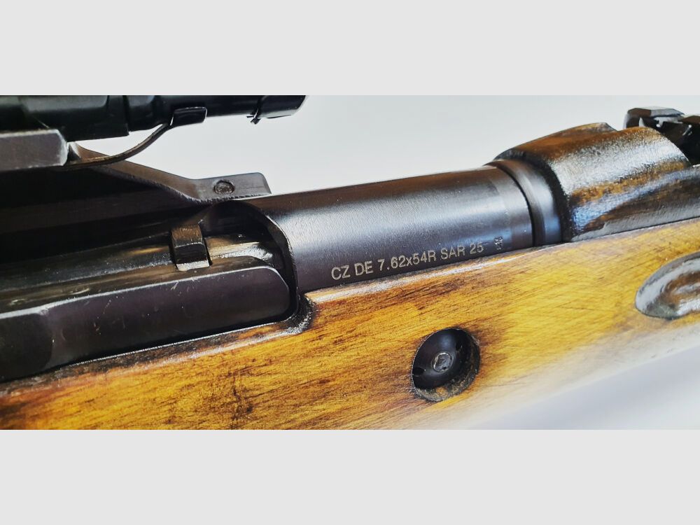 Tschechisches she Vz 54 Scharfschützengewehr 7,62x54R Repetierbüchse mit Zielfernrohr, Sammlerstück