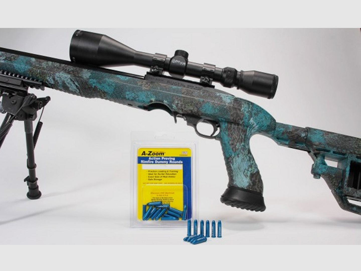 A-ZOOM Pufferpatronen Kal. .22 lr Aluminium 6 Stück, Bild 1 von 2