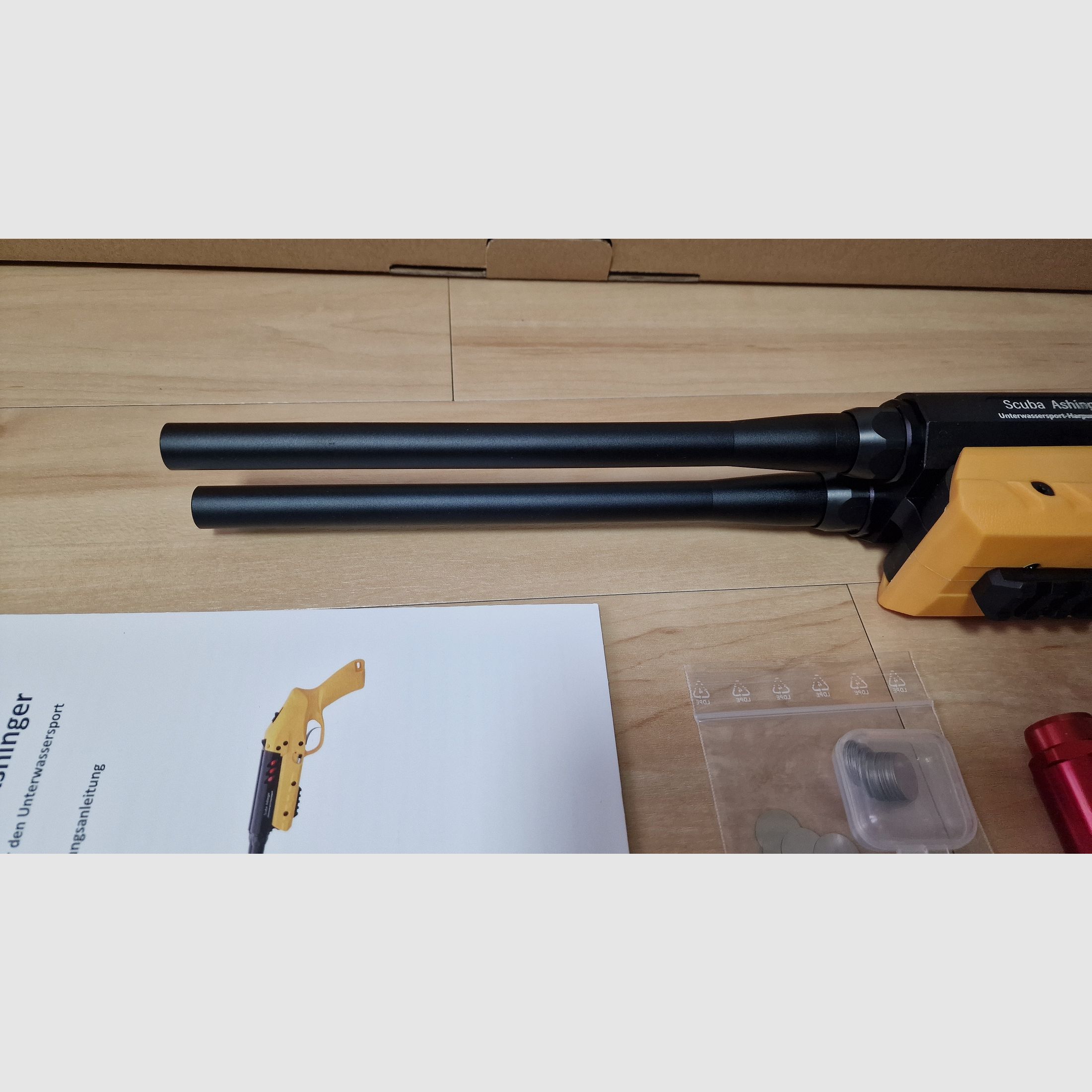 Gogun Scuba Ashinger AEA Harpune inkl. Zubehör Neu & Unbenutzt