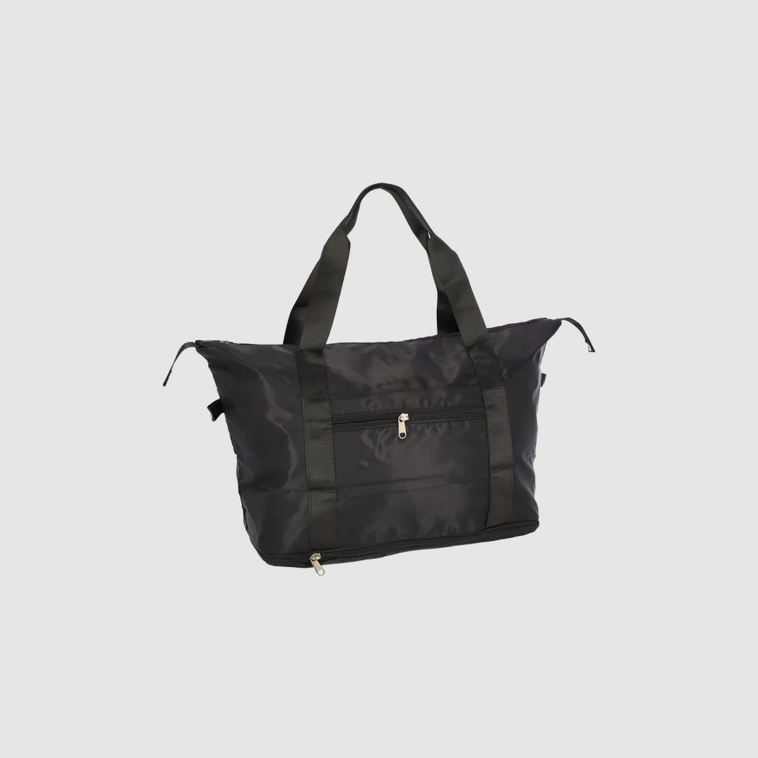 Bolsa de viaje negra plegable