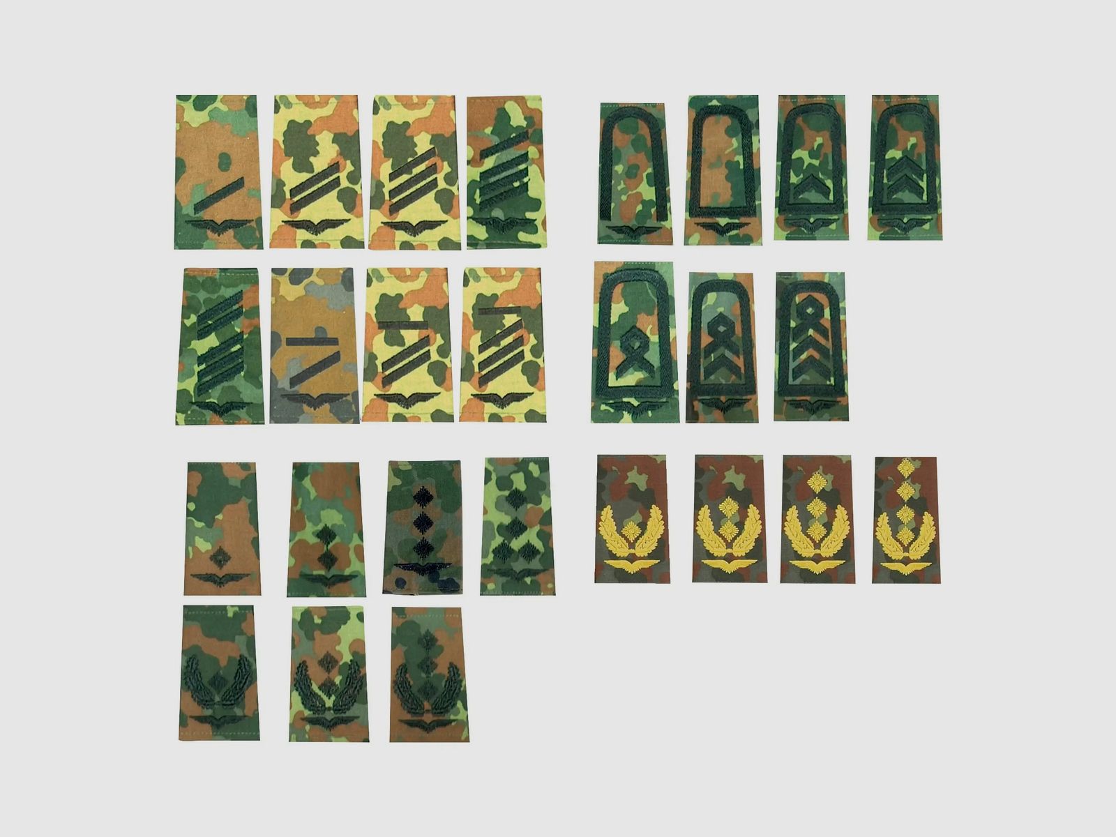 NfD NfD BW distintivo di grado Aeronautica Flecktarn