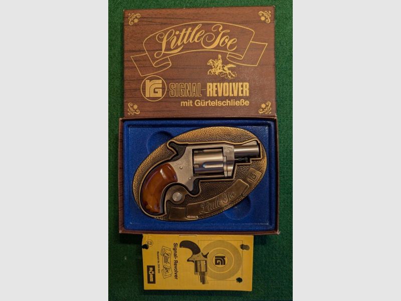 Röhm - Little Joe Mini-Revolver im Kal. 22 lang Platz mit Gürtelschließe