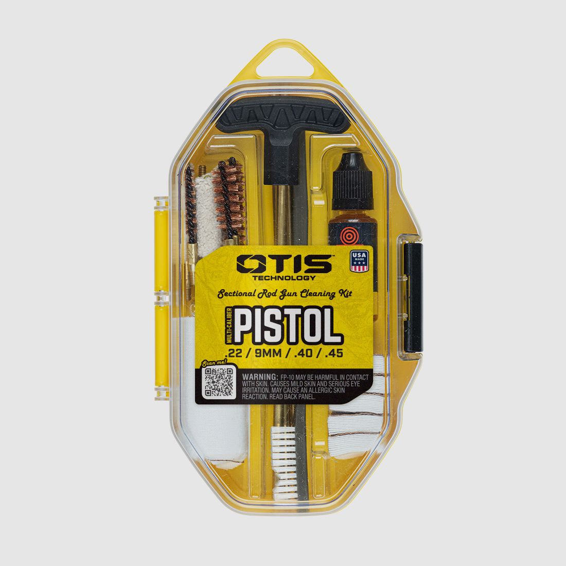 Set di pulizia Otis per pistola .22/9mm/.40/.45 incluso box di stoccaggio