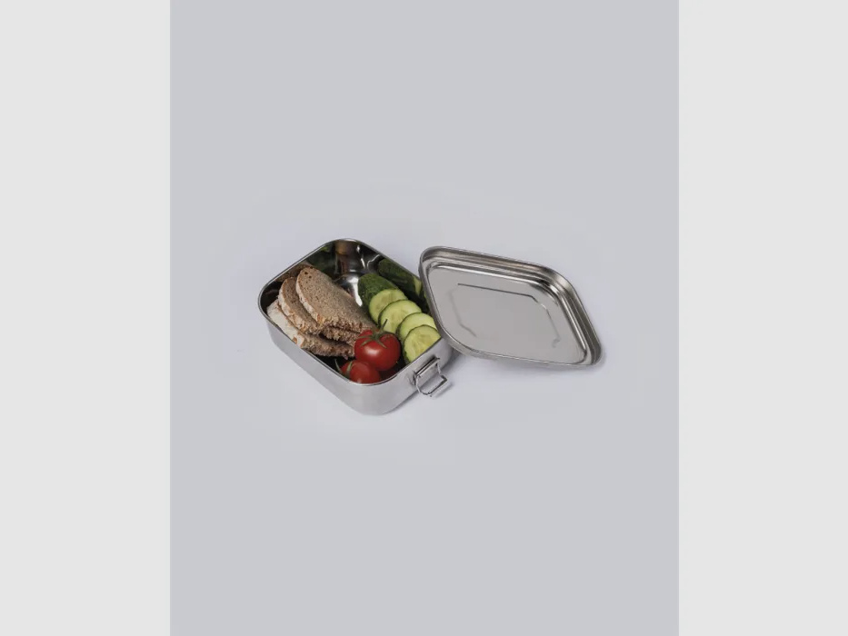 Lunchbox in acciaio inox 16x13x6,2cm