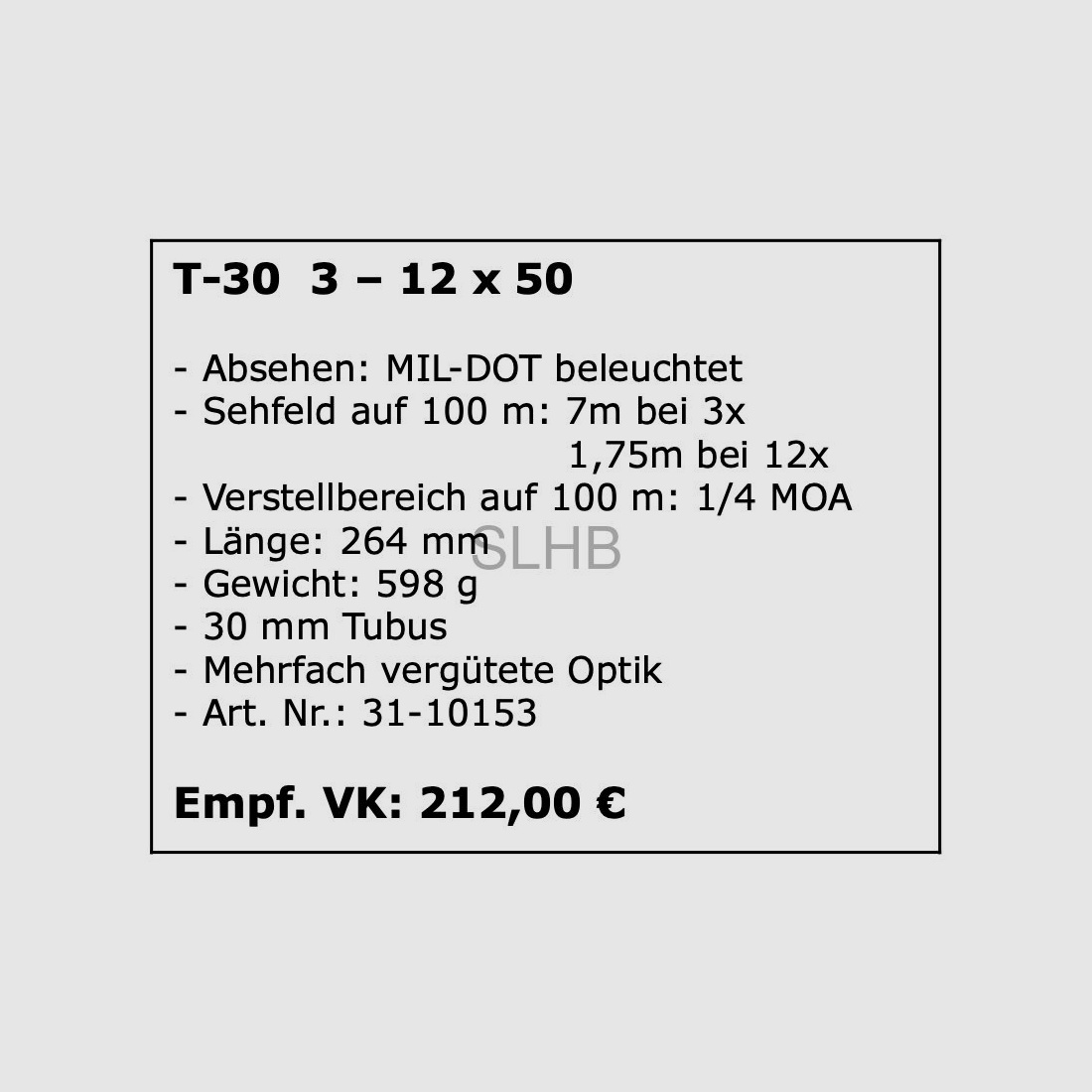 Konus	 Konuspro-T30 3-12x50