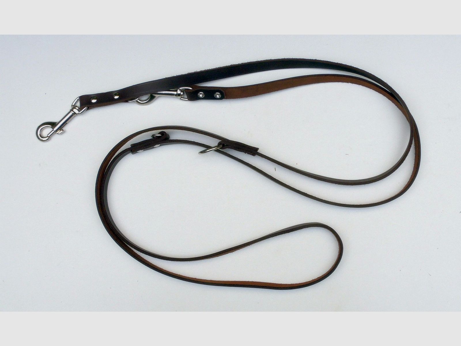 Führleine Soft genietet 14/240 braun