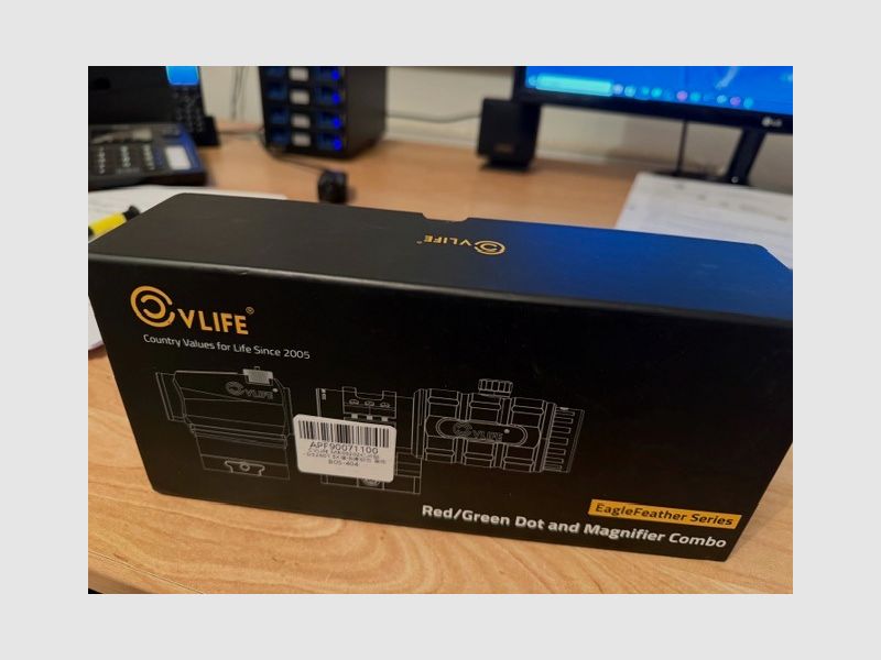 CVLIFE Jackal Howl Roodpuntvizier & 3X Vergrotingscombinatie Nieuwe goederen/Garantie