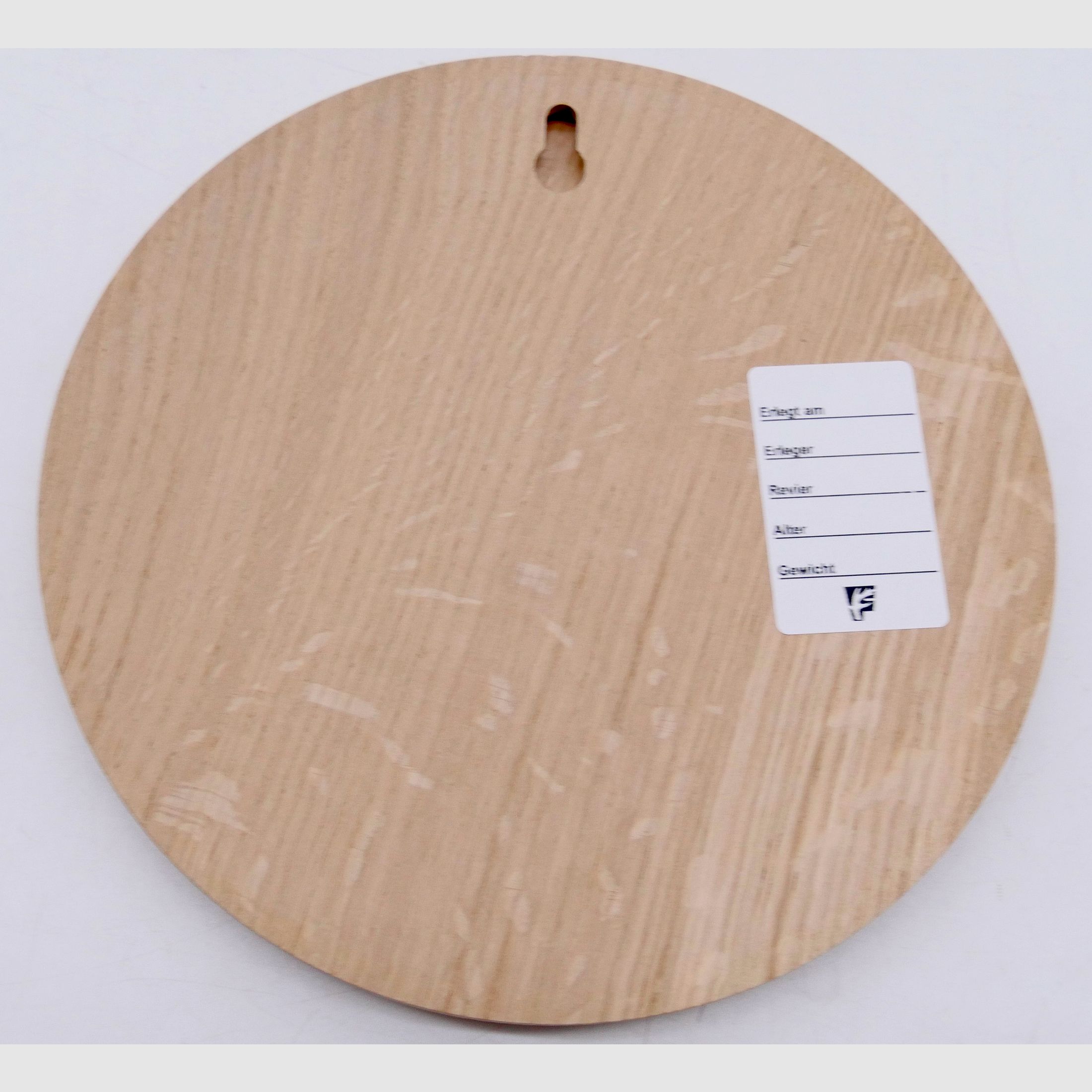 Runde Eichenholzschilder für Keilerwaffen Hell 17 cm