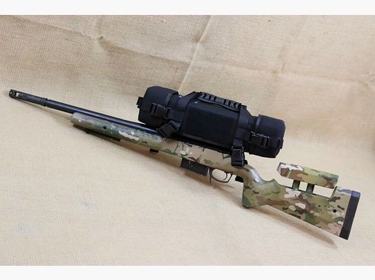 Repetierbüchse, GA Precision Gladius, Mod. MCS T2-A, Kal. .308 Winchester	 Schmit & Bender 5-20 x 50 PM II Ultra Short mit Leuchtabsehen und Spuhr Blockmantage.