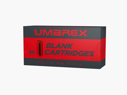 Umarex 8 mm Platzpatronen, 50 Schuss