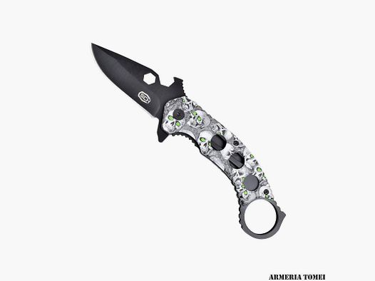 COLTELLO – SCK – TASCABILE CON APERTURA ASSISTITA -SKULL