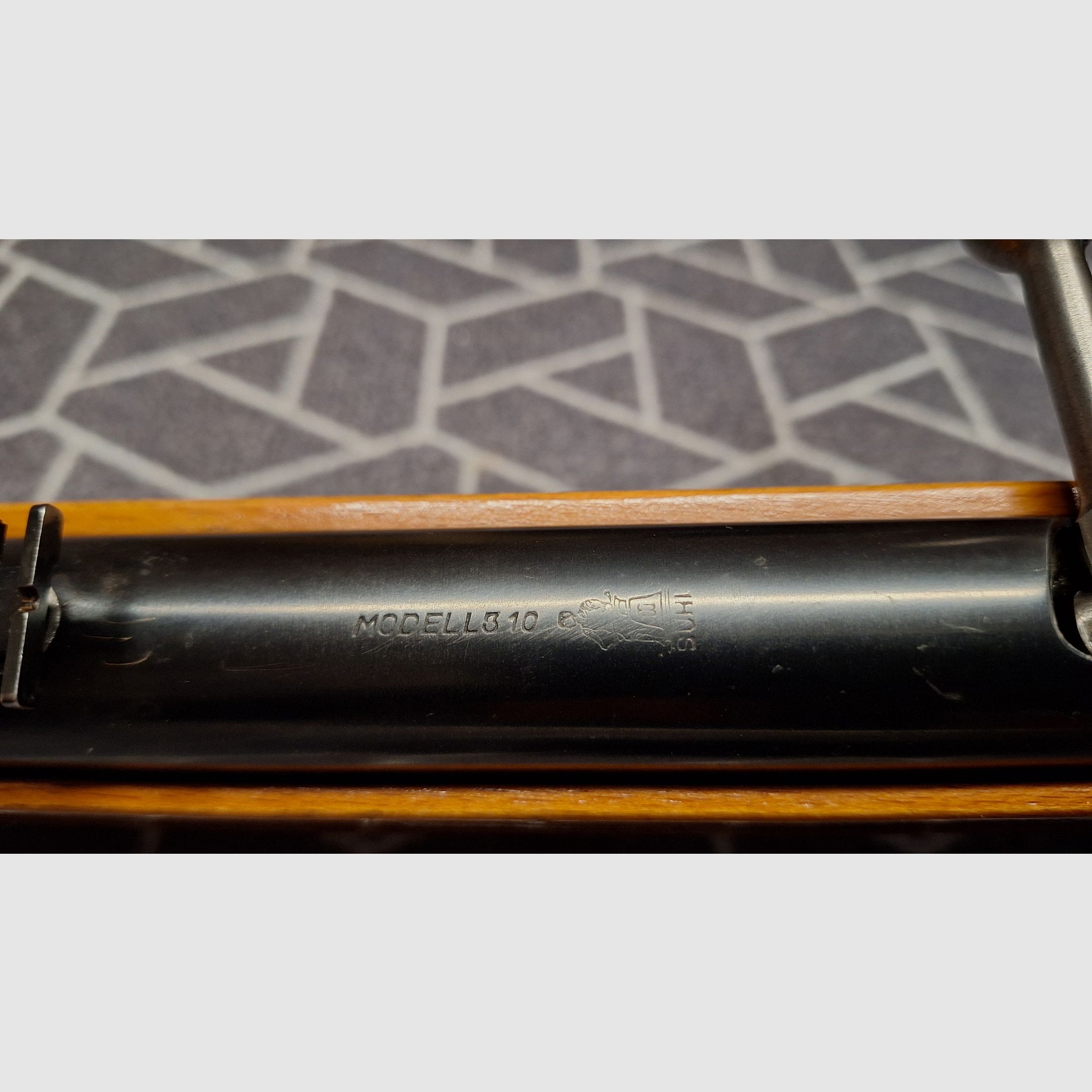 Haenel Suhl 310 DDR-GST Luftgewehr mit Magazin!