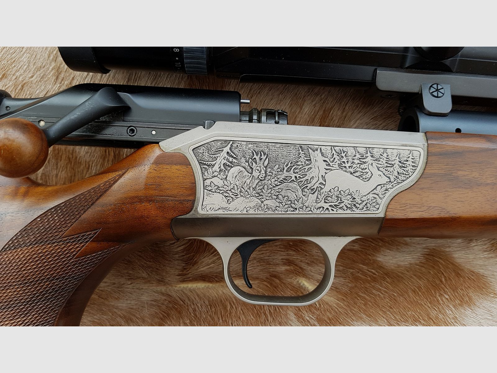 Blaser R93 Luxus, kal. 9,3x62, Blaser montaż siodłowy Zeiss 3-12x56