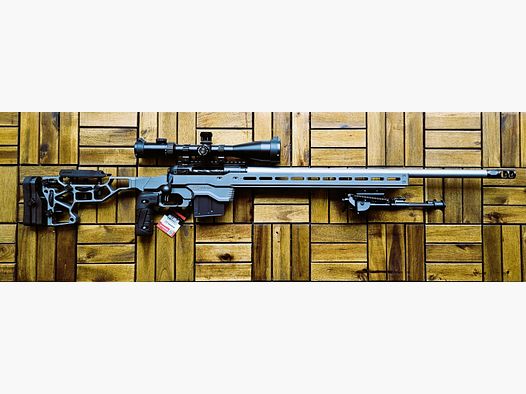 Savage 110 Elite Precision Repetierbüchse Kal. 308 Win,DDoptics ZF5-30x50, Zweibein,Hornady Munition