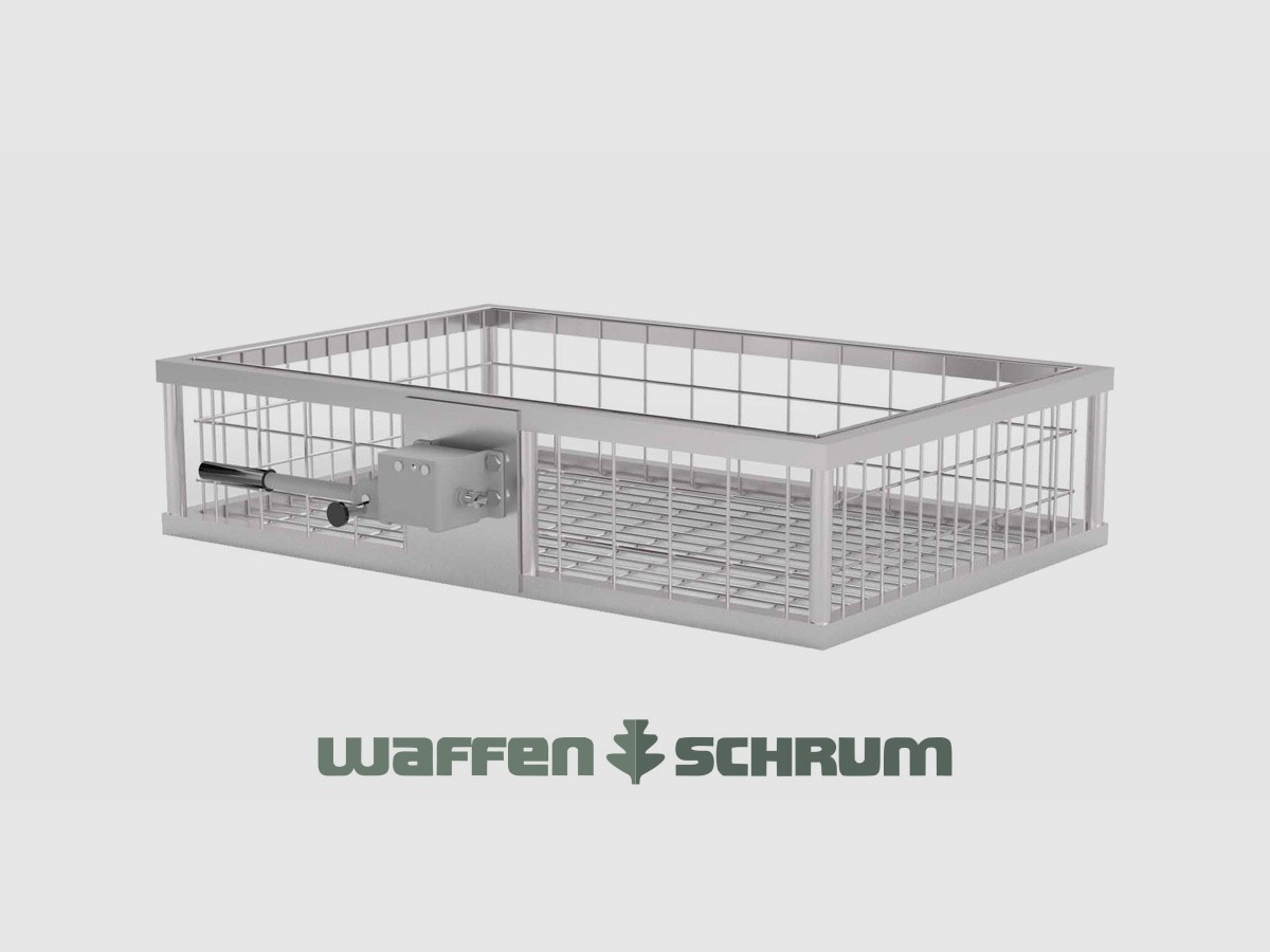 Support arrière Eurohunt galvanisé avec attache rapide 890 x 585 x 200 mm