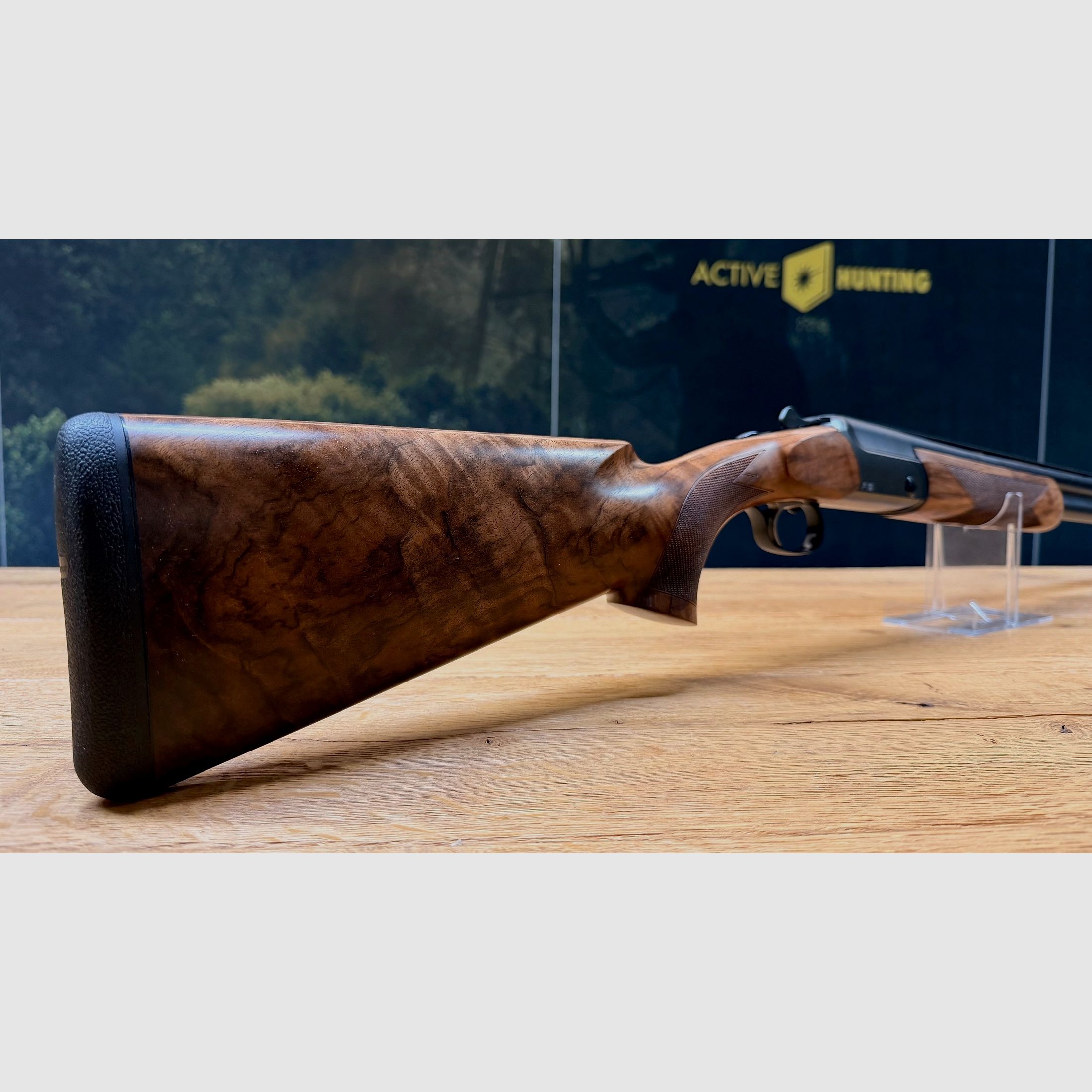 Blaser F16 Game 12/76 / HK 6 / Mattierter Schaft / 5 Briley Wechselchokes / Custom Leuchtkorn