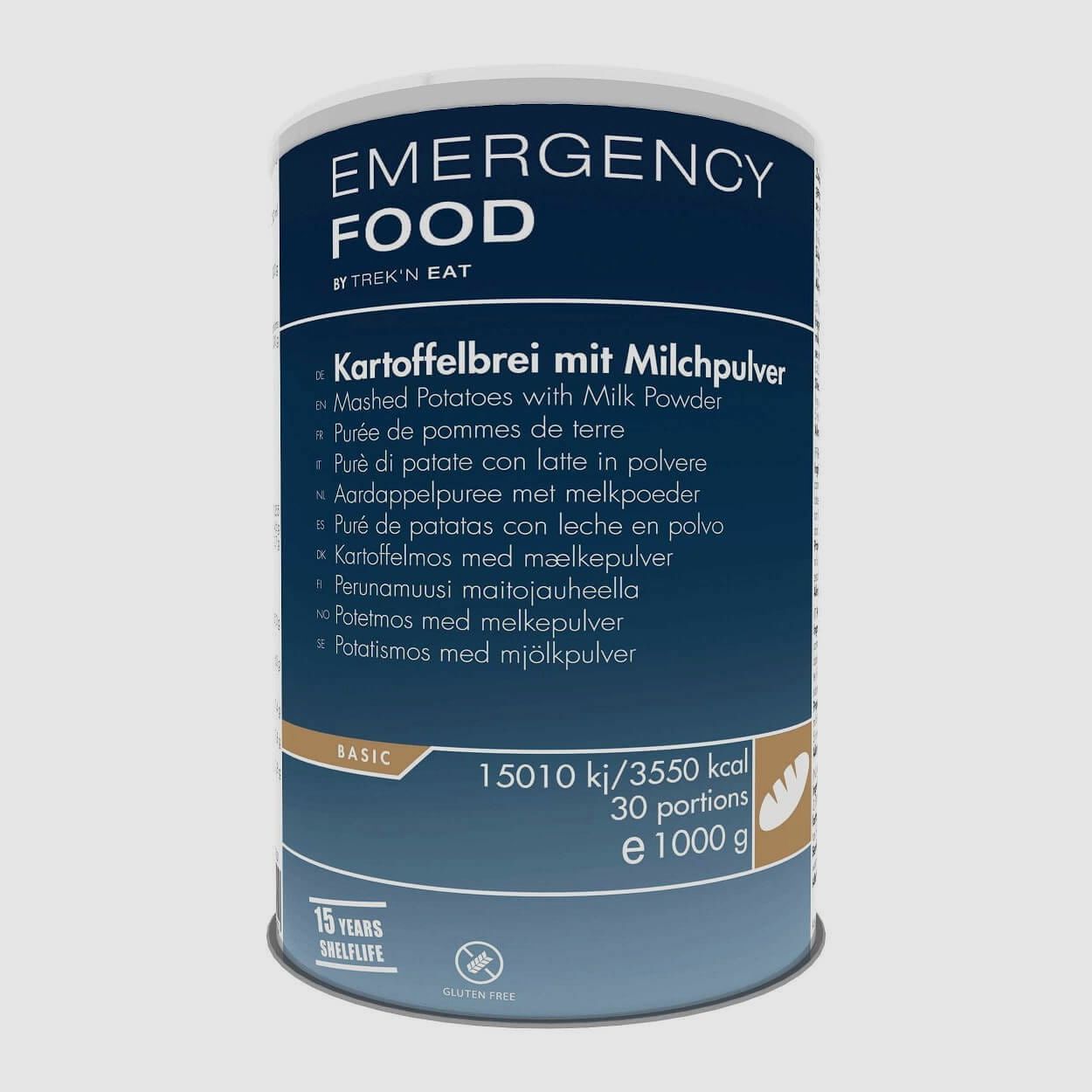 TREK'N EAT EMERGENCY FOOD Kartoffelbrei mit Milchpulver - 1.000 g