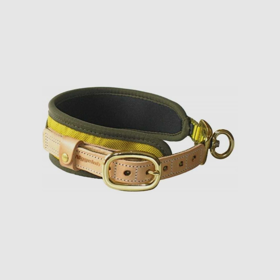 Halsband für Blutspurhunde Niggeloh fluoreszierend gelb
