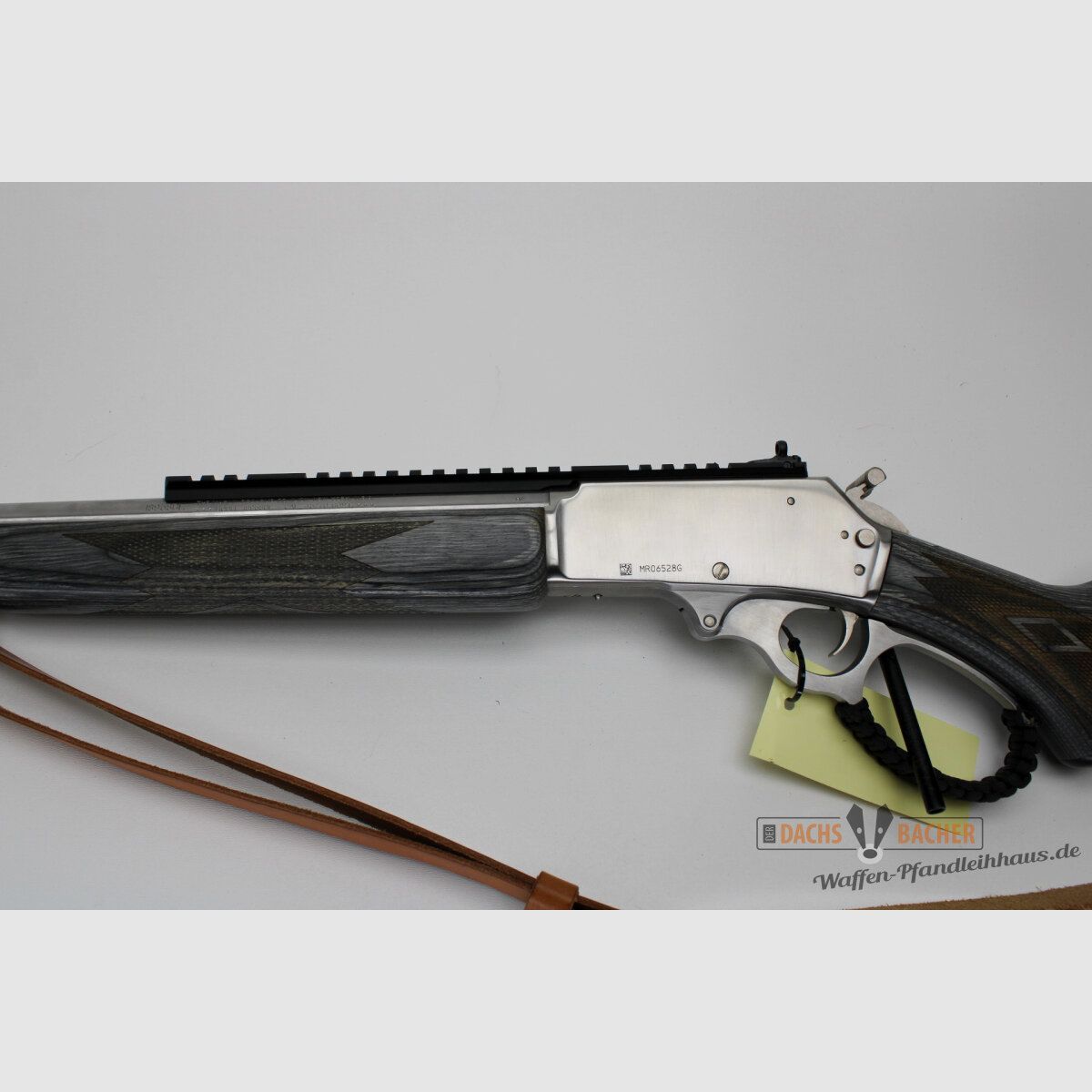 UHR Büchse Marlin 1895 SBL Kal. 45-70 GOV Stainless Lederriemen, Bild 3 von 8