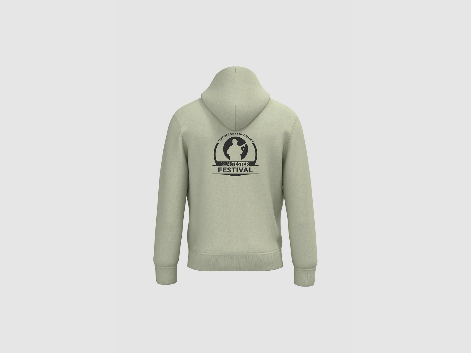 Geartester Festival Bio Hoodie, kleines Logo