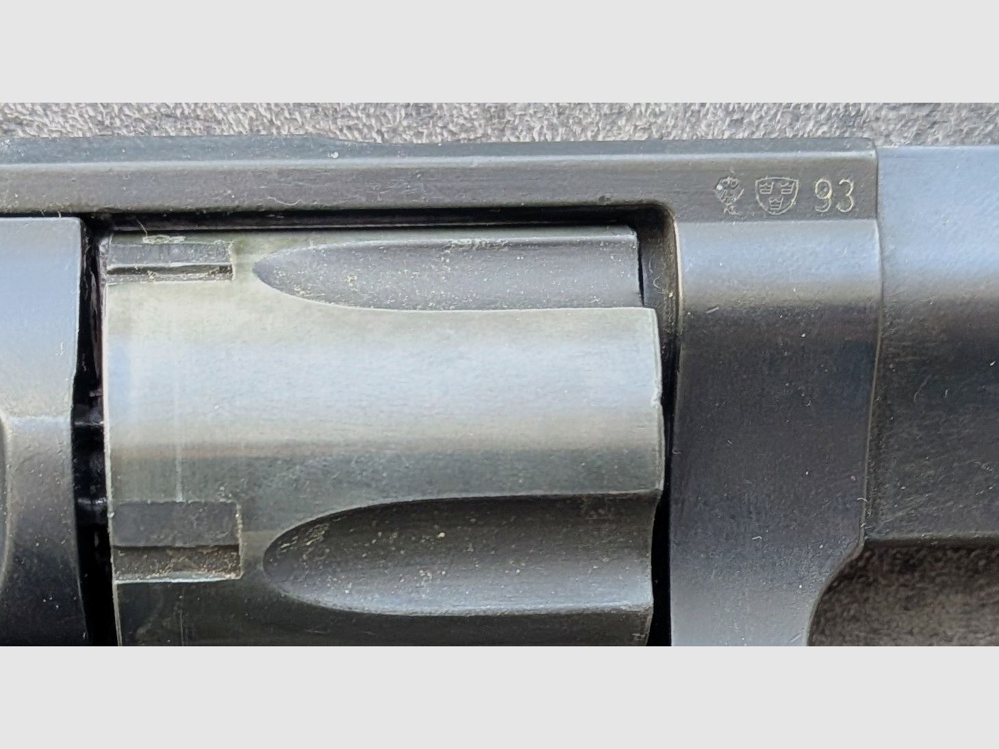 ME 38 Compact - Revolver - alte PTB 542 - 9mm Knall - Holzgriff - SSW