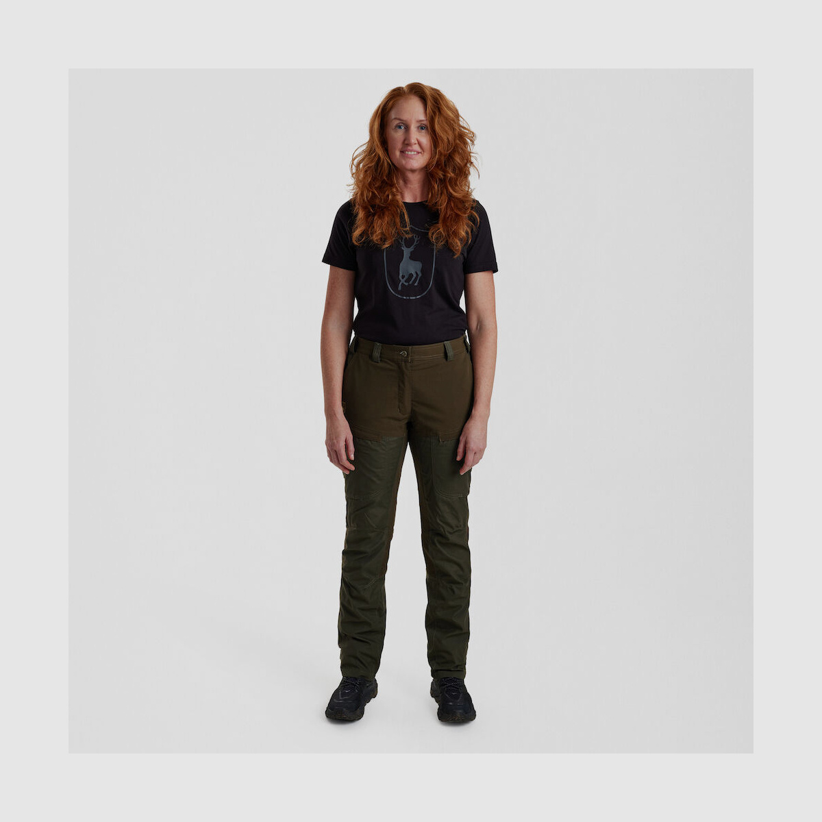 Pantalones DEERHUNTER Lady Ann con membrana Verde Profundo