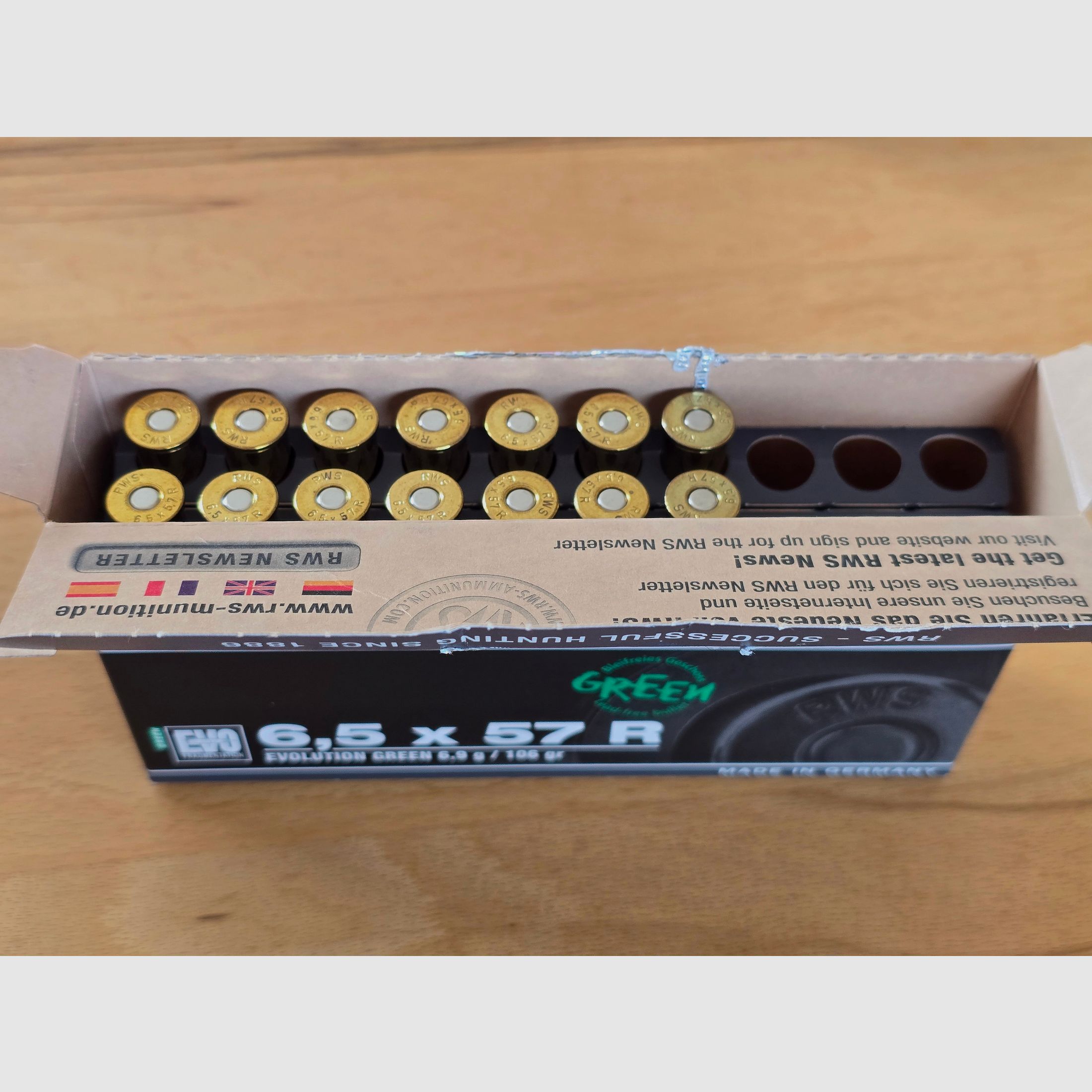 RWS Evo Green 6.5×57R, RWS DK 6.5×57R