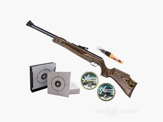 Weihrauch HW 77K Luftgewehr Special Edition 4,5 mm Diabolos im Kugelfang-Set