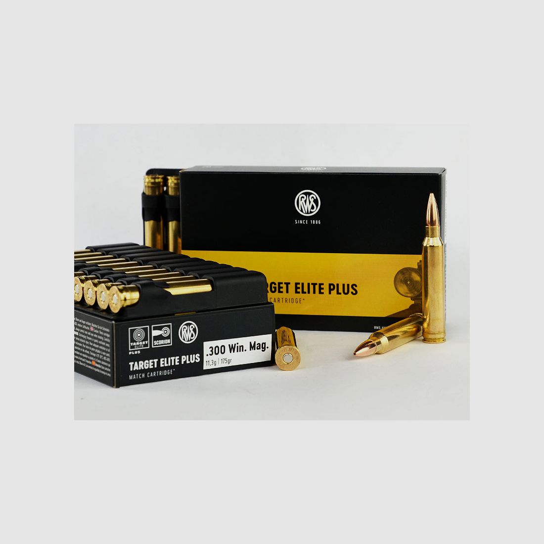RWS Target Elite Plus .300 Win. Mag., 175 grs 1 paquete (20 disparos a 2,46 €*)
