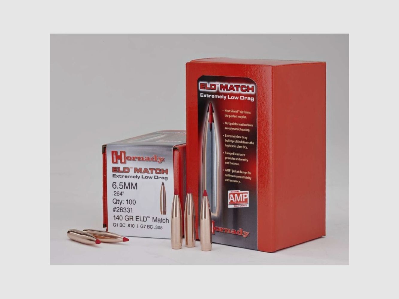 .264 Proiettili Hornady ELD 140 gr VE100