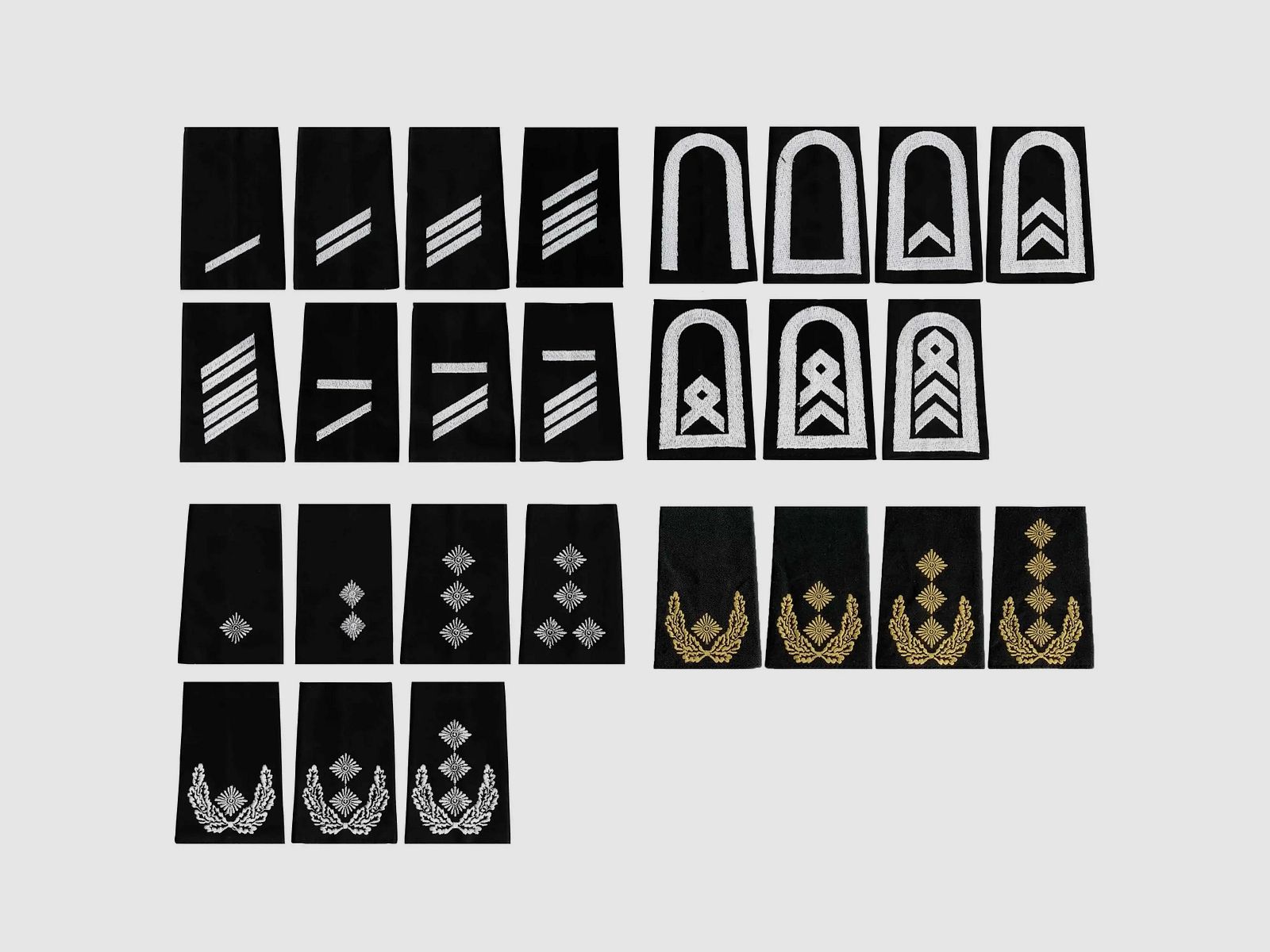 NfD NfD BW rank badge army