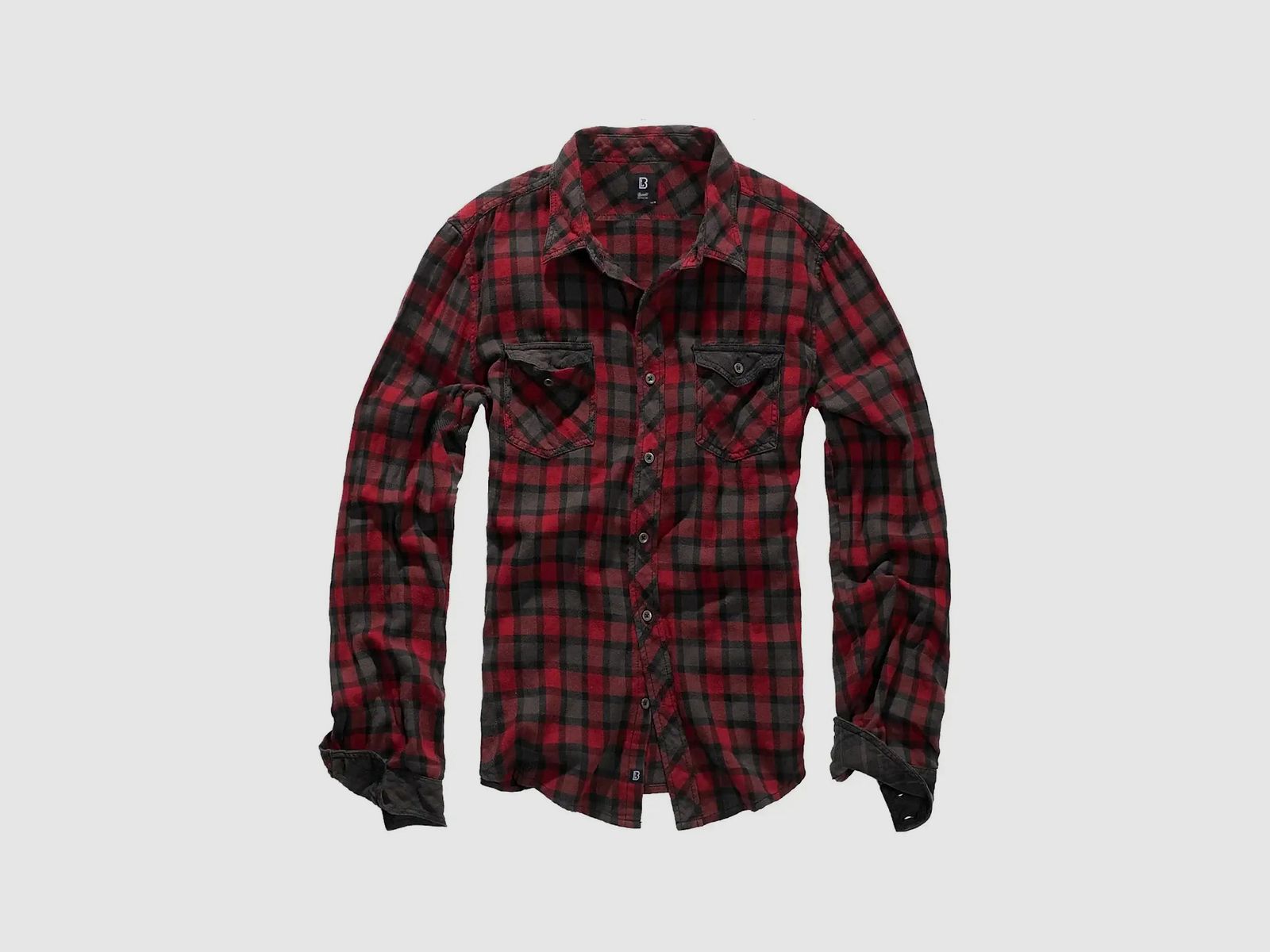 Brandit Shirt Duncan Check red brown - S Men