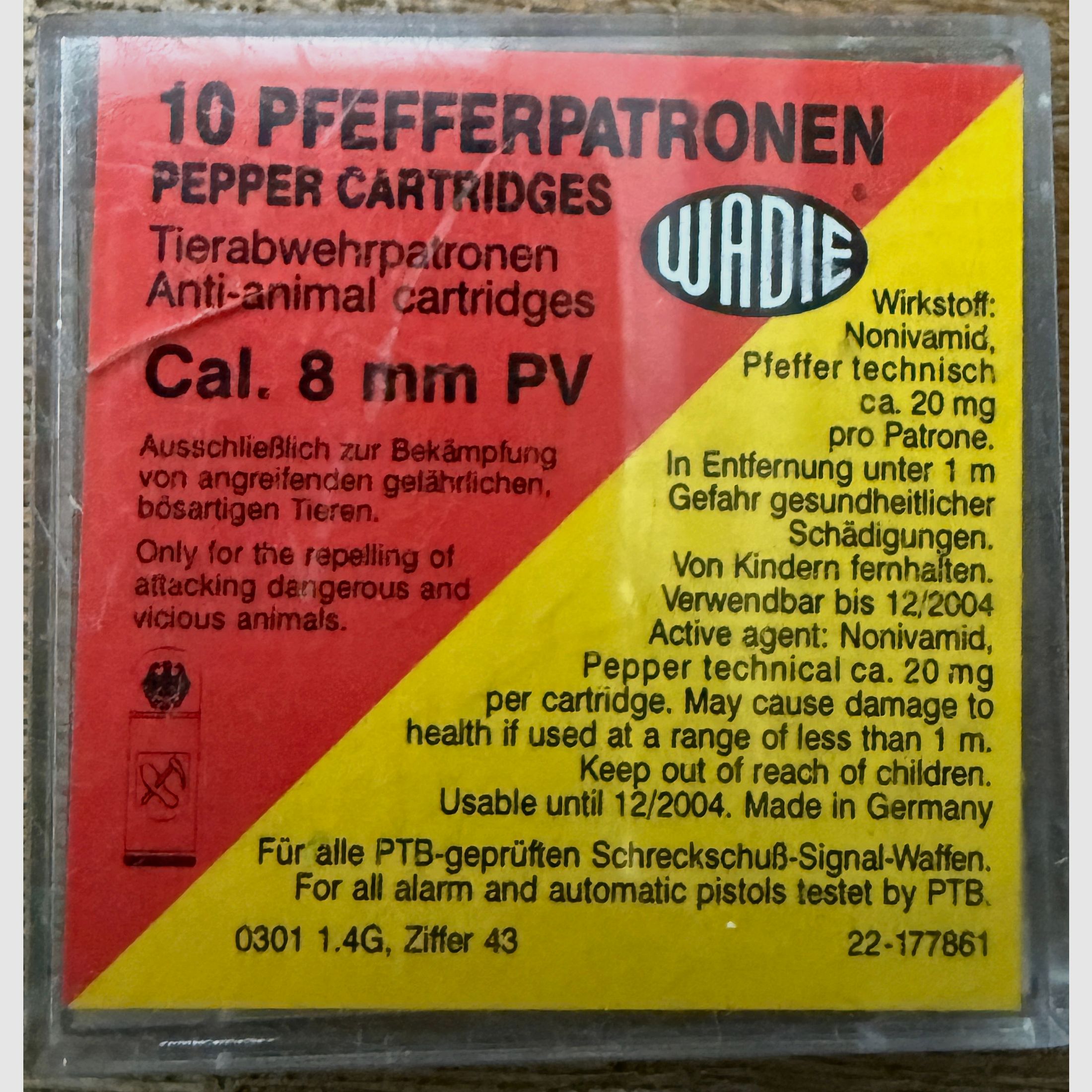 Pistolet alarmowy Perfecta model FBI 8000 kal. 8mm K z komorą startową PTB 196/2