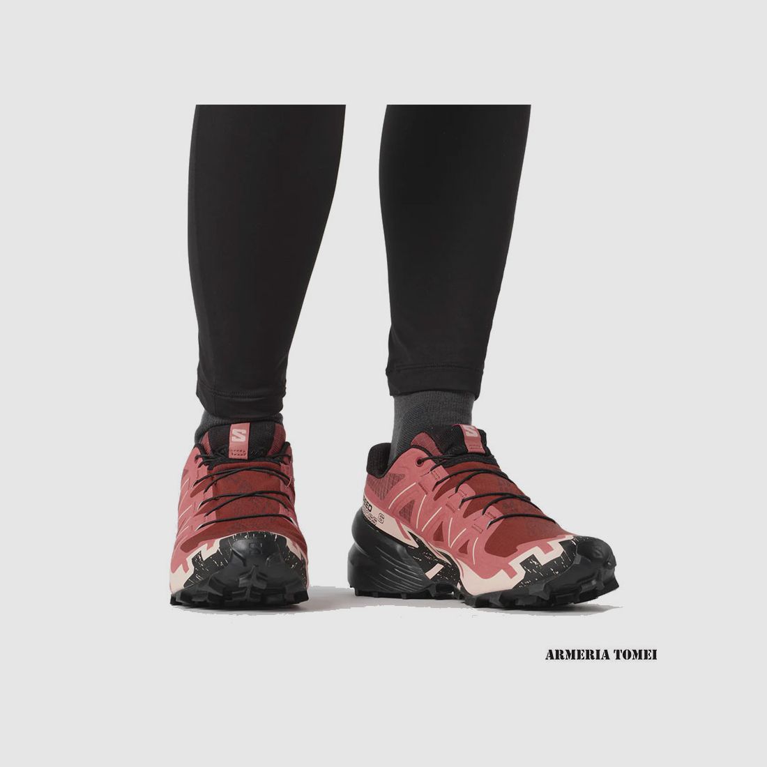 SALOMON – DONNA – SPEEDCROSS 6 W Cow Hide / Black / English Rose, imagen 7 de 8