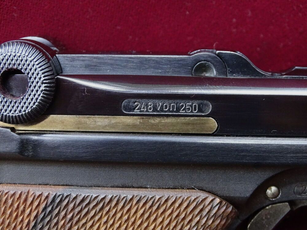 Mauser P 1900 / P08 Parabellum Édition 75 Ans No 248 / 250 Édition 75 Ans Pistolet Parabellum 1900-1975