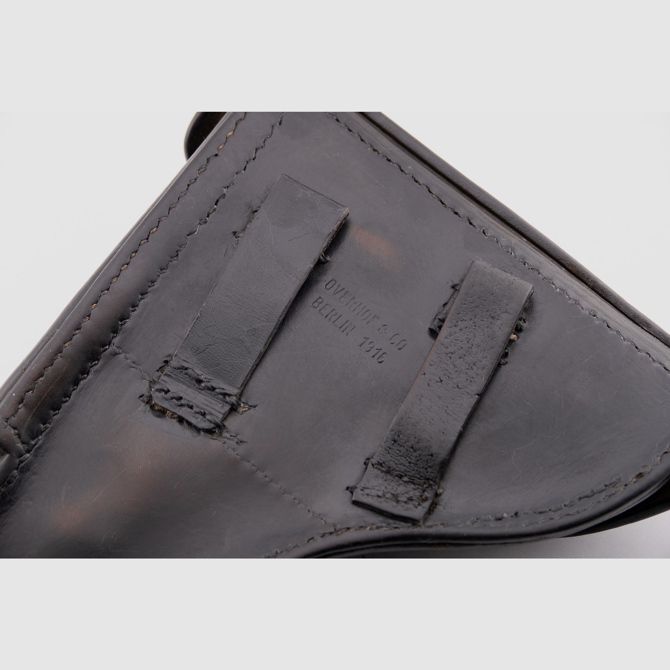 Pistole P 08 9mm Luger ERFURT 1916 1920 Reichswehr Truppenstempel + Tasche