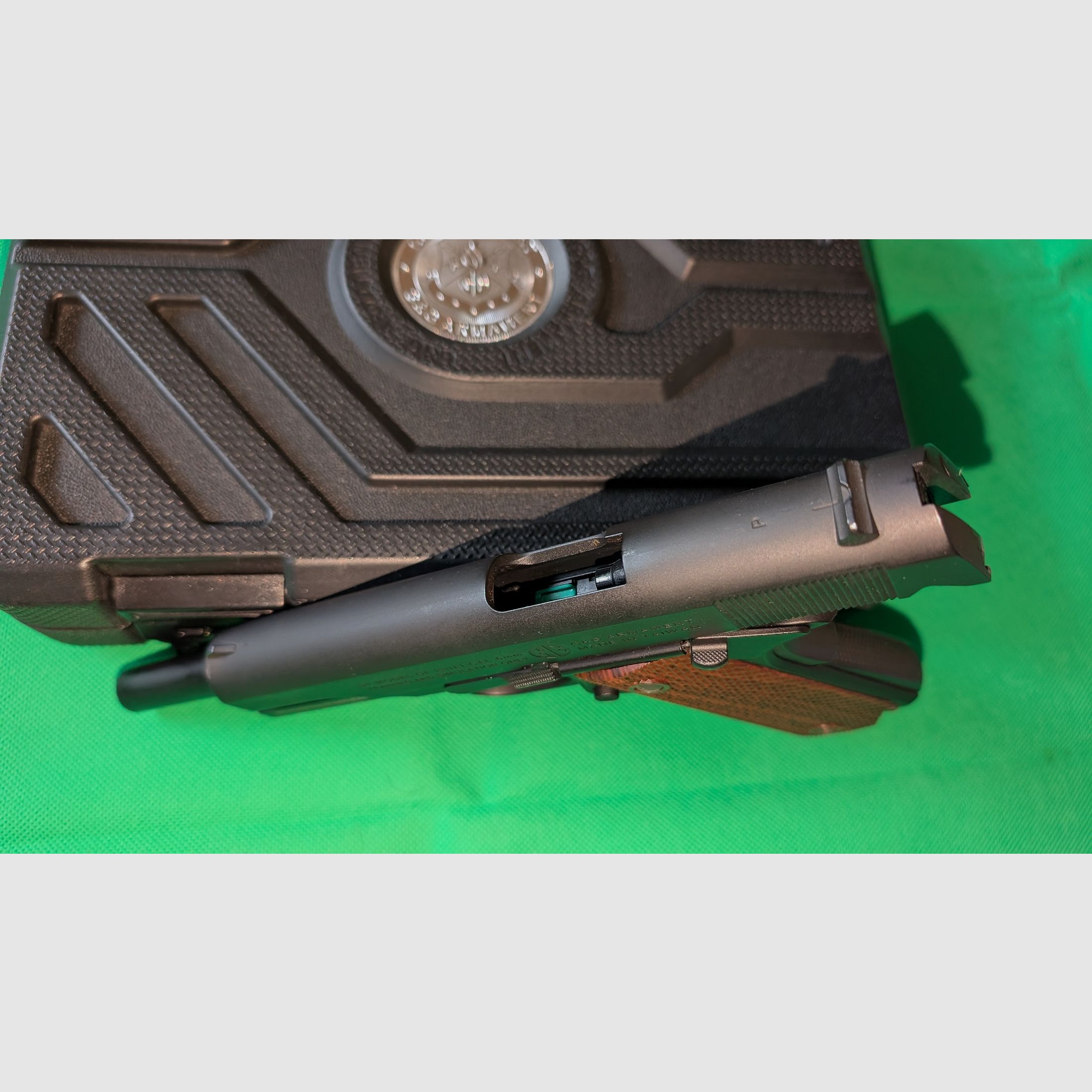 G&G GPM1911 Vollmetall GBB 6mm BB Airsoftpistole, Colt 1911, inkl. Pistolenkoffer, versandkostenfrei in D