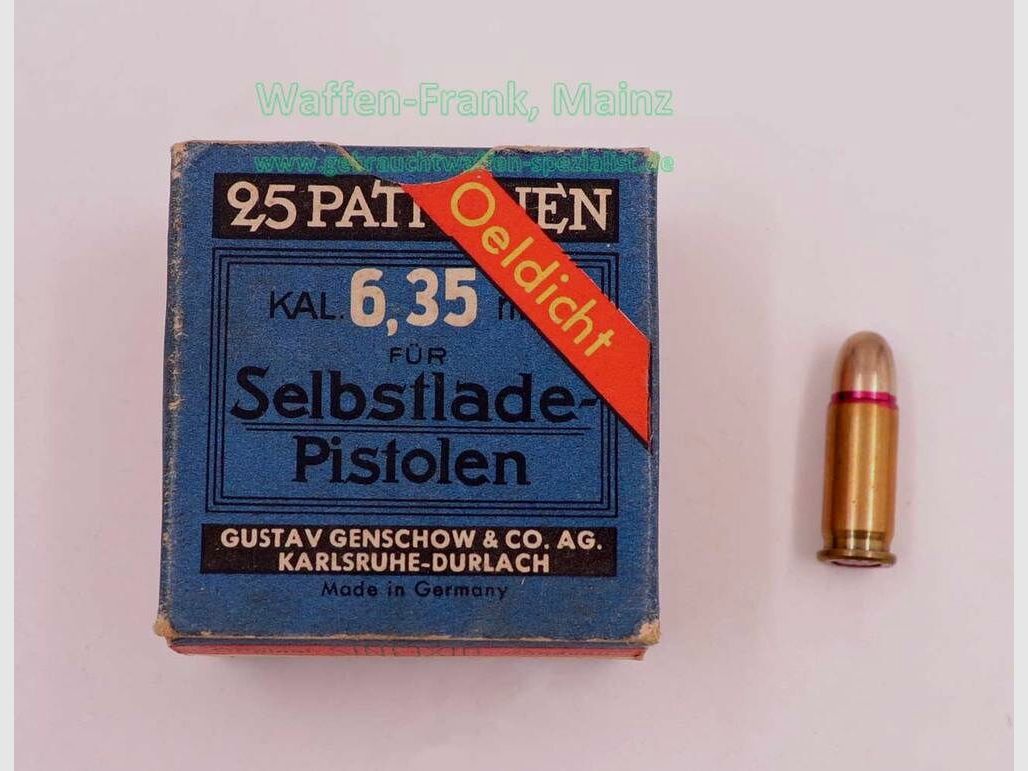 Geco - Fürth Pistoolmunitie 6,35mm Browning/.25ACP