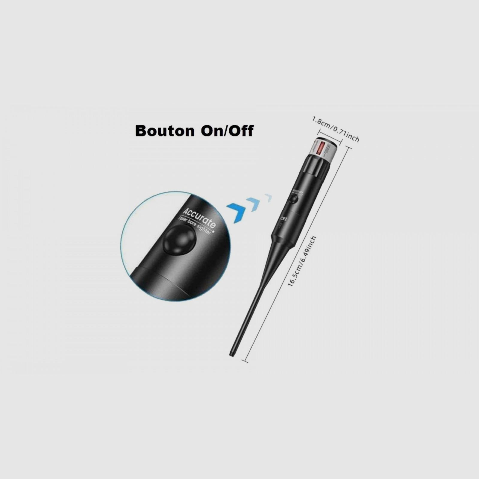 Custodia per armi per regolazione laser per fucili - calibri 17 HMR a 12 GA, immagine 4 di 11