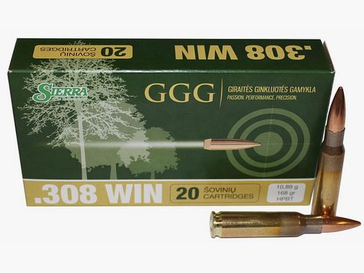 GGG Sierra Match King HPBT 180grn .308Win (20 Stk.)
