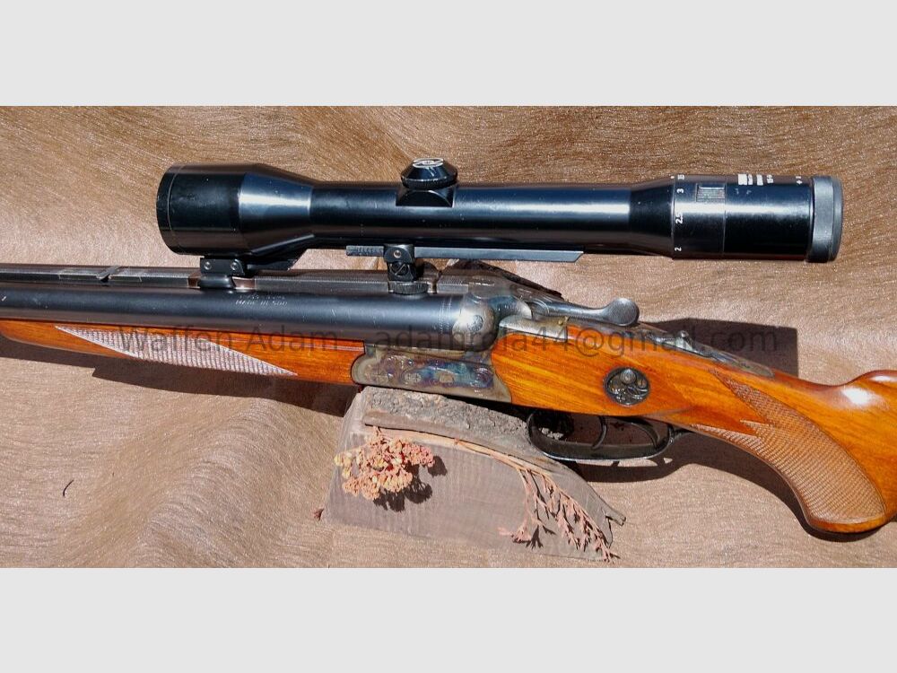 Simson Suhl Q1 Drilling M 32/78 with variable Zeiss Diavari Z, Abs. 1