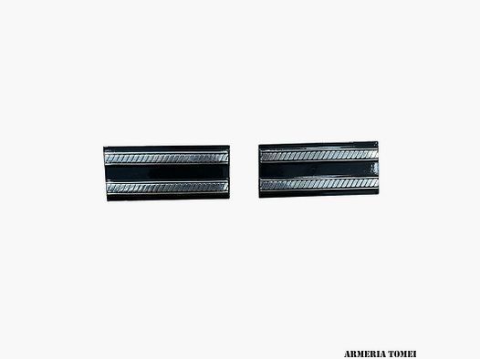 CARABINIERI – PAIR OF METAL RANKS ORDINARY MARSHAL