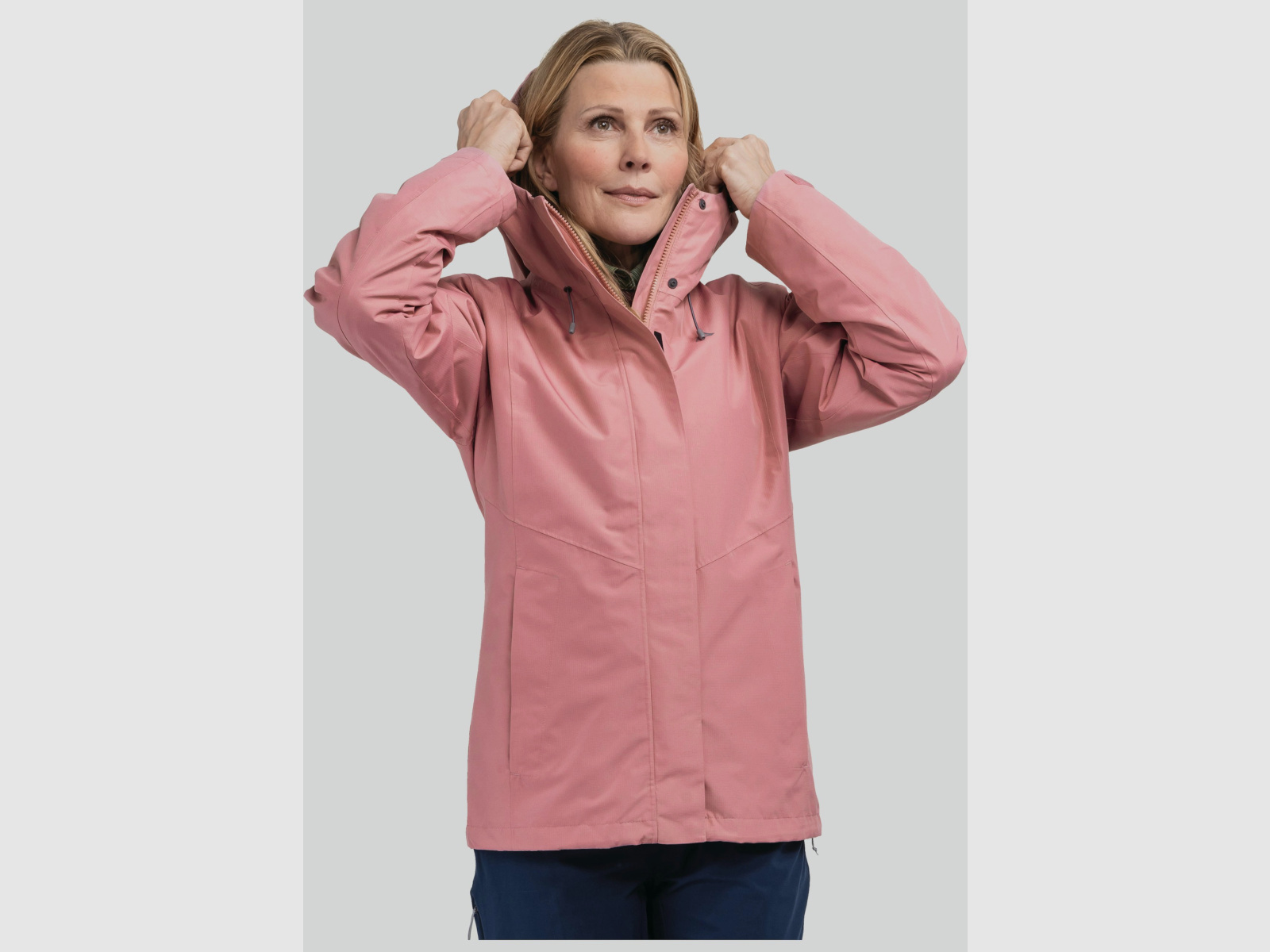 SCHÖFFEL Chaqueta de senderismo 3 en 1 Estilo Okere WMS Rosa