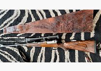 Stock wood super luxury one-piece for a bolt-action rifle