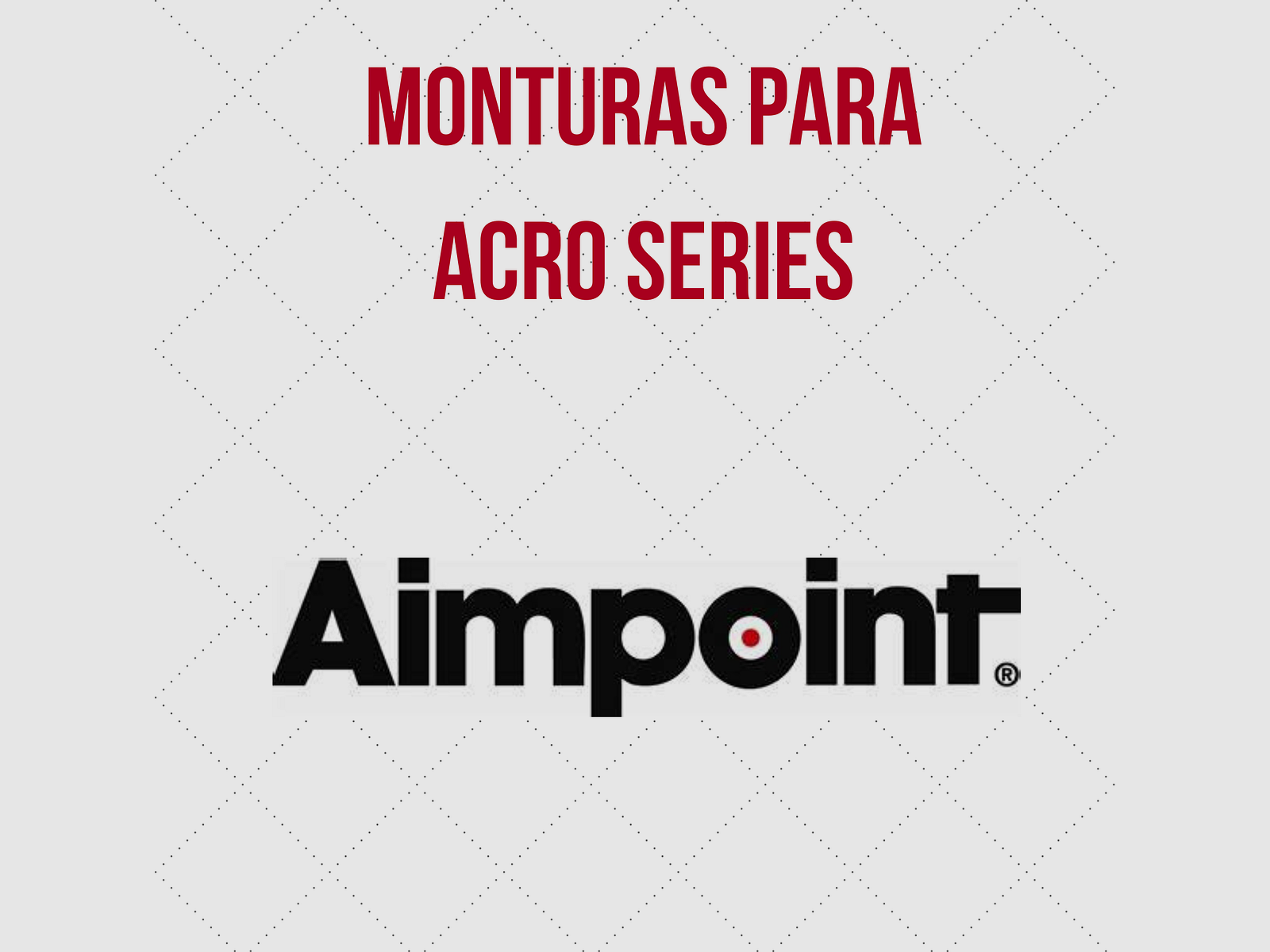 Montages Aimpoint Série ACRO, image 1 sur 11