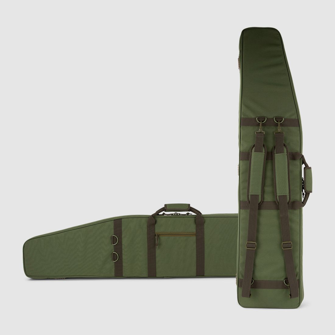 Zimowa torba na broń 130 cm – 1000D (zgodnie z grafiką), zamykana, paski plecaka (Forest) – JM-W5-RIFLE
